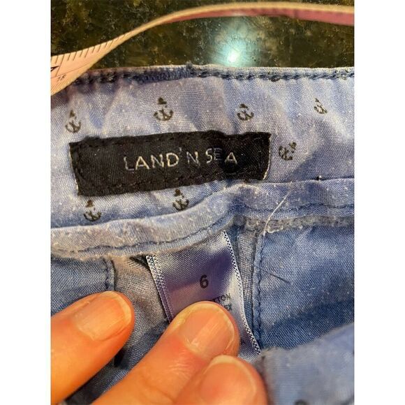 Land N Sea Women's Light Wash Denim Jean Shorts Size 6 Casual Summer - Picture 5 of 11